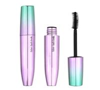 Lengthening Mascara - 12x1.5cm Water Resistant Liquid Polymer Charcoal, Deep Reach Applicator Brush, Sweat Proof Dense Lash Coating, All Day Wear Lightweight Texture | Beauty Salon Solution For