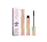 Lengthening & Volumizing Mascara, Natural Long, Thick & Curled Lashes, Waterproof, Smudge-Proof, Enhances Lash Growth, Black(3PCS)
