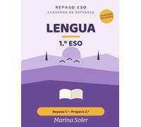 Lengua 1.º ESO. Cuaderno de refuerzo: Lengua castellana y literatura. Repasa 1.º y prepara 2.º. Con todas las soluciones (Refuerzo 1.º ESO)