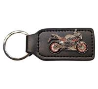 Lenimia Keychain for Triumph Street Triple RS, Multicoloured, Art Deco, Unisex-Adults