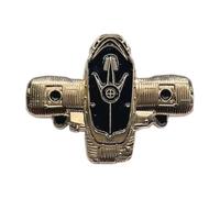 Lenimia Pin for BMW Boxer Motor, Clear Lapel Pin, Double-Safety Clasp, Modern Style, No Metal Stamp, Unisex, 1200 Boxer, Motorcycle Pin