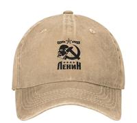 Lenin Rusia Urss Baseball Cap Outdoor Gym Breathable Hip Hop Hats Women Men Casual Sunscreen Snapback Cap Warm Pure Cotton Multicoloured