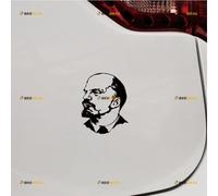 Lenin Sticker Decal Vinyl Russia Russian CCCP Soviet Union - Black 15.2cm - for Car Boat Laptop Cup No Background Die-Cut