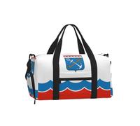 Leningrad Flag Sports Duffel Bag-Weekender with Shoe Compartment