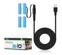 Lenink AA Battery Eliminator, Replace 4 AA Batteries Power Supply with USB to DC Cable,Replacement AA Rechargeable Batteries for Christmas Decoration,String Lights and More