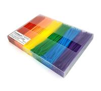 Lenitech 6 Inches 300 Pcs Multi-Purpose Cable Ties, Assorted Colored