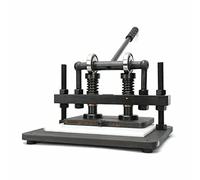 LENJKYYO Manual Leather Die Cutter Steel Plate Press Embossing Cutting Machine 38x31CM Die Cutting Machines Leather Hand Press Mold Leather Cutting Machine Embosser Hand Press Mold Craft