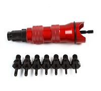 LENJKYYO Riveter Nut Gun Adapter Rivet Drill Low Gear Tool Kit Torque Power Drivers Riveting Tools M3 M4 M5 M6 Electric Impact Attachment M3-M6 Mandrel Professional Adaptor Insert Cordless