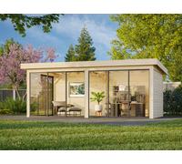 Lenna 402/702 (6x3m | 16.6m2) Glass Garden Room With Sliding Doors (Double Glazing Available)