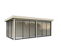 Lenna 402/702 (6x3m | 16.6m2) Glass Garden Room With Sliding Doors (Double Glazing Available)