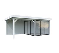 Lenna 405/705 (6x3m | 16.6m2) Glass Garden Room With Sliding Doors (Double Glazing Available)