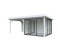 Lenna 406/706 (6x3m | 16.6m2) Glass Garden Room With Sliding Doors (Double Glazing Available)