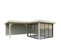 Lenna 412/712 (6x6m | 24.9m2) Glass Garden Room With Sliding Doors (Double Glazing Available)