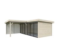 Lenna 413/713 (6x6m | 24.9m2) Glass Garden Room With Sliding Doors (Double Glazing Available)