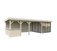 Lenna 415/715 (9x3m | 24.9m2) Glass Garden Room With Sliding Doors (Double Glazing Available)