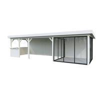 Lenna 416/716 (9x3m | 24.9m2) Glass Garden Room With Sliding Doors (Double Glazing Available)
