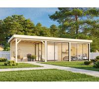 Lenna 417/717 (9x3m | 24.9m2) Glass Garden Room With Sliding Doors (Double Glazing Available)