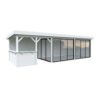 Lenna 419/719 (9x3m | 24.9m2) Glass Garden Room With Sliding Doors (Double Glazing Available)
