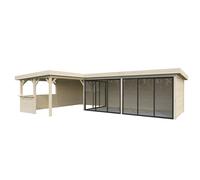 Lenna 420/720 (9x6m | 33.2m2) Glass Garden Room With Sliding Doors (Double Glazing Available)