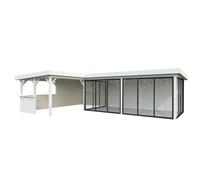 Lenna 421/721 (9x6m | 33.2m2) Glass Garden Room With Sliding Doors (Double Glazing Available)