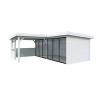 Lenna 422/722 (6x6m | 24.9m2) Glass Garden Room With Sliding Doors (Double Glazing Available)