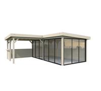 Lenna 423/723 (6x6m | 24.9m2) Glass Garden Room With Sliding Doors (Double Glazing Available)