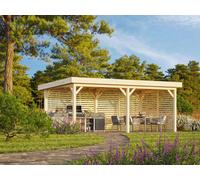 Lenna Large Gazebo With Louvre Walls 309 (5.9x3m | 16.6m2)