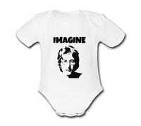 LENNON IMAGINE JOHN Personalised Unique Baby Vest Baby Grow Babygrow Cute Novelty Boys Girls Unisex Funny