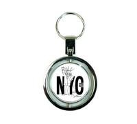 Lennon,John - Rock Off officially licensed products John Lennon York City Spinner Keyring One Size