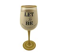 Lennon & McCartney Let It Be Wine Glass - Beatles