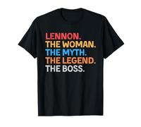 Lennon The Woman The Myth The Legend The Boss T-Shirt