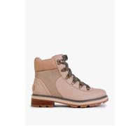 Lennox Canoe Stone Green Leather Hiker STKD Waterproof Boots - Tan Leather / 4