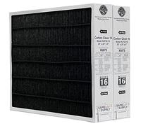 Lennox Healthy Climate Lennox X6675 20x25x5 Healthy Climate Carbon-Clean MERV 16 Filter Bundle with Same Day Supply Filter Change Reminder Magnet (2-Pack) 2 Count (Pack of 1)