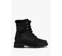 Lennox Lace Cosy STKD Jet Black Waterproof Boots - Black Leather / 4