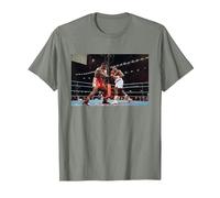 Lennox Lewis Vs Frank Bruno Boxing National Stadium Cardiff T-Shirt, Men, Olive Heather, Medium