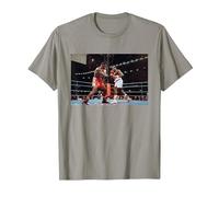 Lennox Lewis Vs Frank Bruno Boxing National Stadium Cardiff T-Shirt, Men, Slate Grey, Small