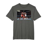 Lennox Lewis Vs Frank Bruno Boxing National Stadium Cardiff T-Shirt, Men's Big and Tall, Asphalt Grey, 2X Tall