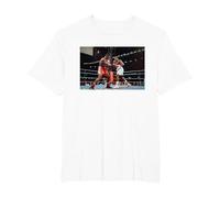 Lennox Lewis Vs Frank Bruno Boxing National Stadium Cardiff T-Shirt, Men's Big and Tall, White, 5X Tall