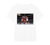 Lennox Lewis Vs Frank Bruno Boxing National Stadium Cardiff T-Shirt, Women's Plus, White, 5X