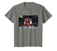 Lennox Lewis Vs Frank Bruno Boxing National Stadium Cardiff T-Shirt, Youth, Olive Heather, Medium