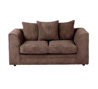Lennox Sofa Set 2 Seater SquareBoxx Chocolate One Size