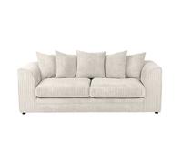 Lennox Sofa Set 3 Seater SquareBoxx Cream One Size