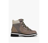 Lennox Stone Green Laurel Leaf Leather Hiker STKD Waterproof Boots - Green Leather / 3