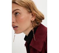 Lenny Dangle Earrings at Free People in Gold - female