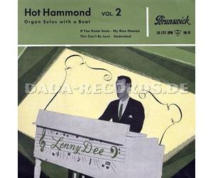 Lenny Dee and his Hi Fi Organ - Hot Hammond 2 (7" Vinyl Single)(Brunswick 10121 EPB)