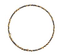 Lenny & Eva Confetti Bangle with Delicate Miyuki Glass and Gold Plated Beads, 2-3mm Collection, Glass, Beads