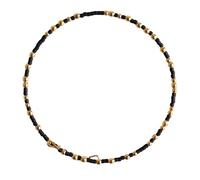 Lenny & Eva Confetti Bangle with Delicate Miyuki Glass and Gold Plated Beads, 2-3mm Collection, Glass, Beads