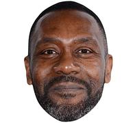 Lenny Henry (Beard) Celebrity Mask, Flat Card Face, Fancy Dress Mask