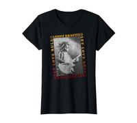 Lenny Kravitz Let Love Rule Guitar T-Shirt, Women, Black, Medium