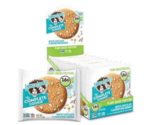 Lenny & Larry's The Complete Cookie, White Chocolate Macadamia, 14g Plant Protein, Vegan, Non-GMO, 113g. Cookie (Pack Of 12)